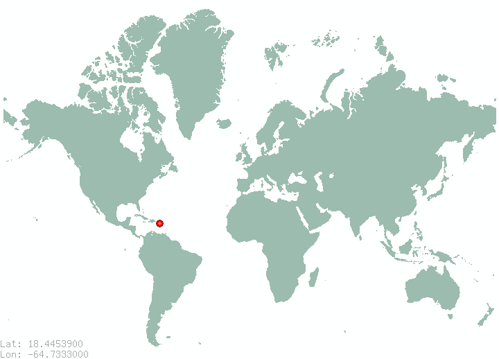 Skeleton Land in world map